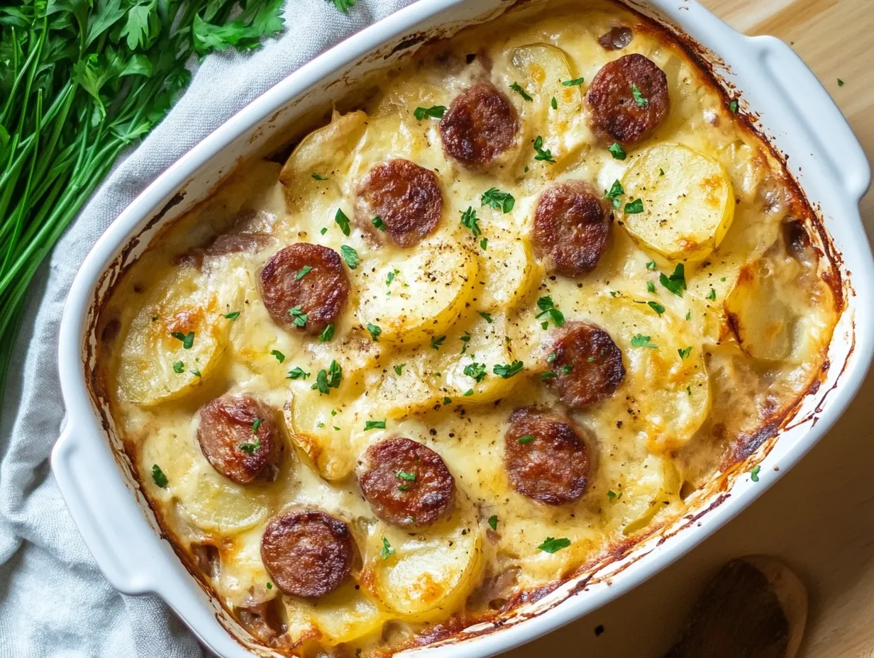Sausage and potato casserole