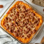 Healthy sweet potato casserole