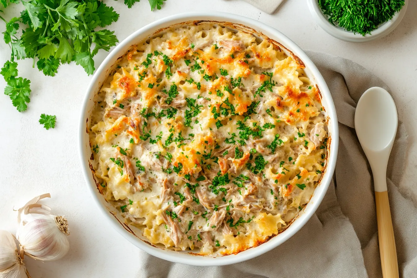 Healthy tuna casserole