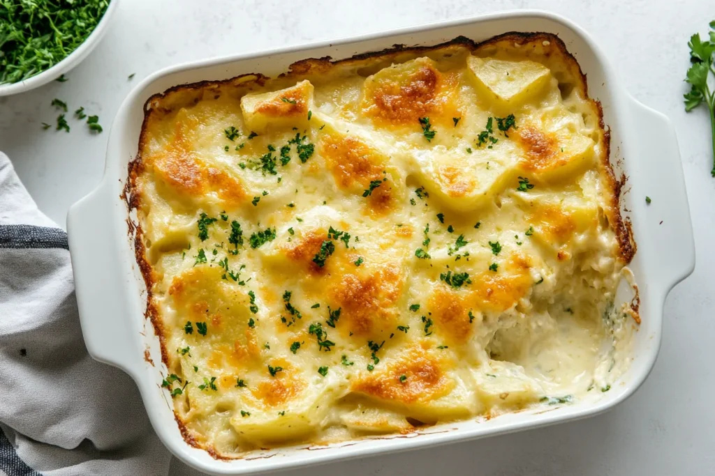Cheesy potato casserole