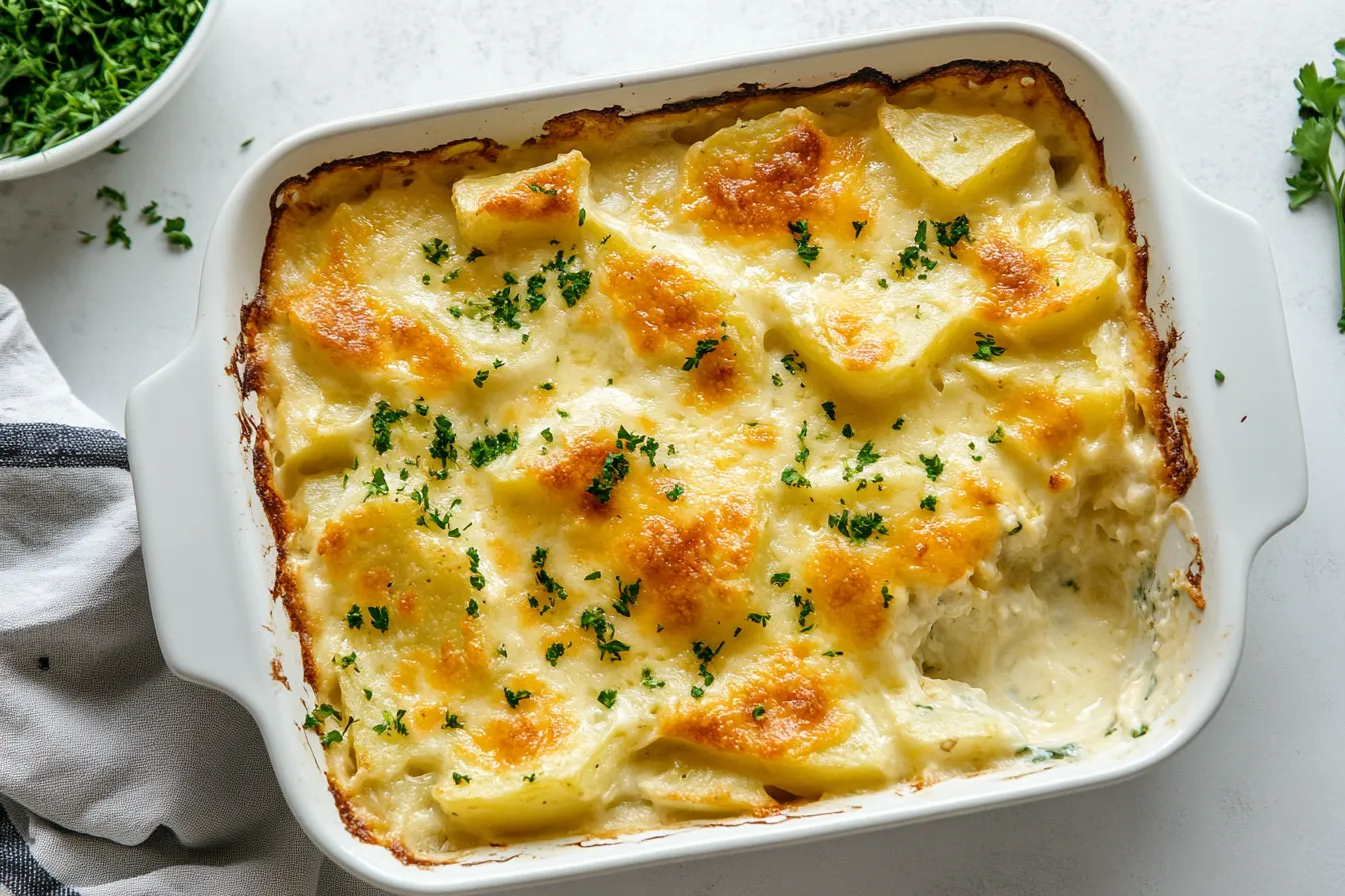 Cheesy potato casserole