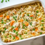 Chicken casserole with noodles