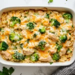 Chicken broccoli rice casserole