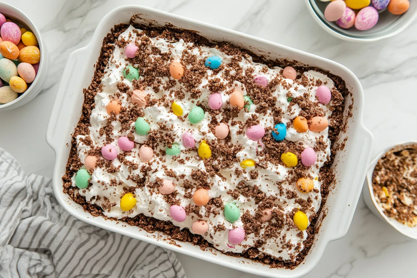 Easter dirt cake casserole