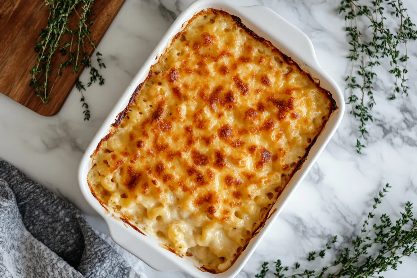 Mac and cheese casserole