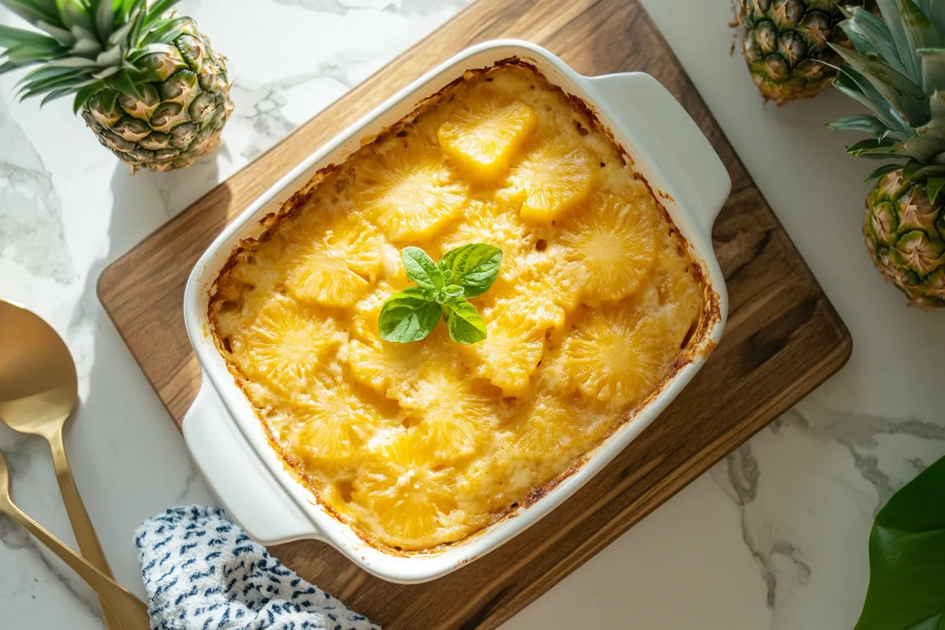 Pineapple casserole