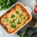 Spaghetti casserole