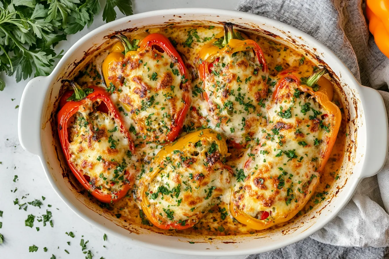 Stuffed pepper casserole