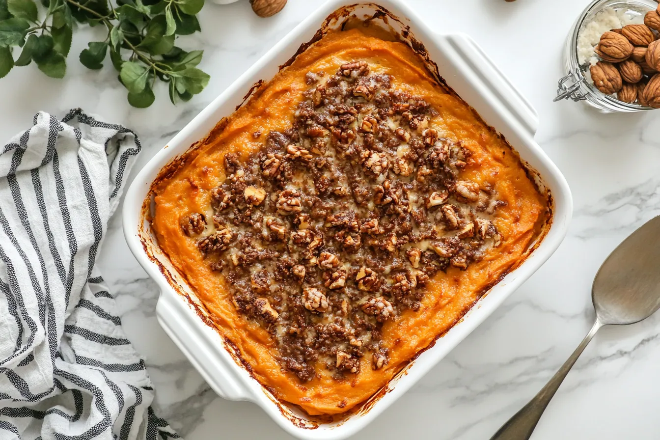 Sweet potato casserole recipe