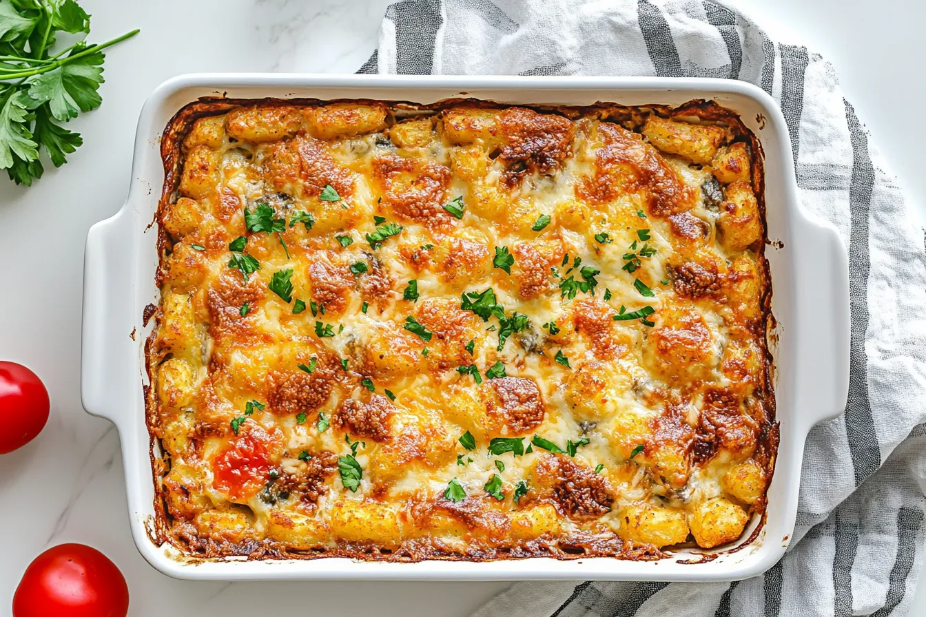 Tater tot breakfast casserole
