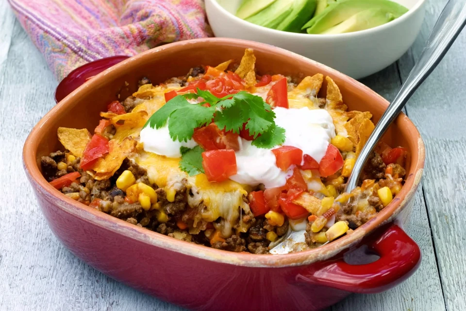 Mexican Ground Beef Casserole
