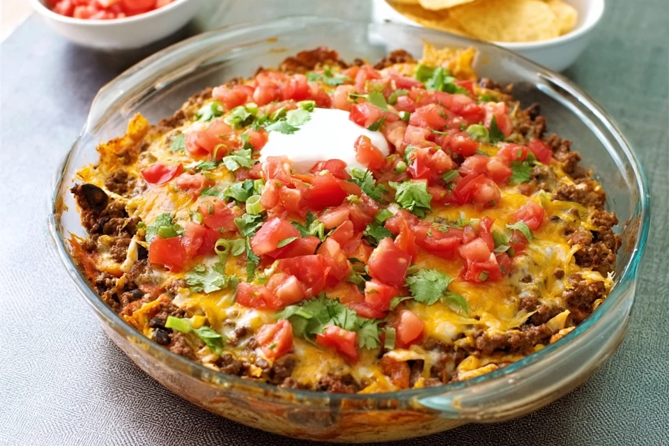 Mexican Ground Beef Casserole love