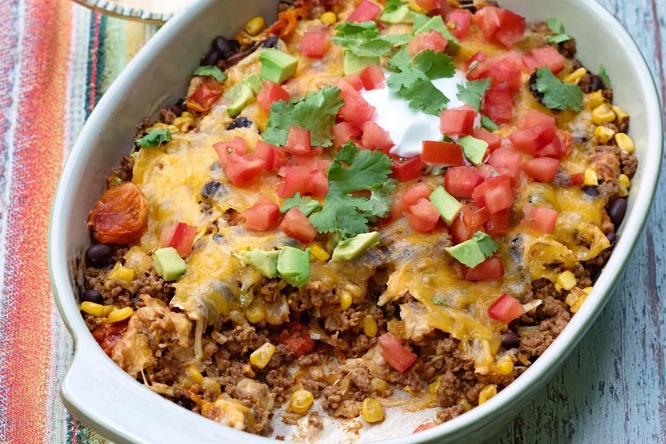 Mexican Ground Beef Casserole
