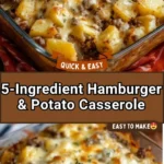 5-Ingredient Hamburger & Potato Casserole