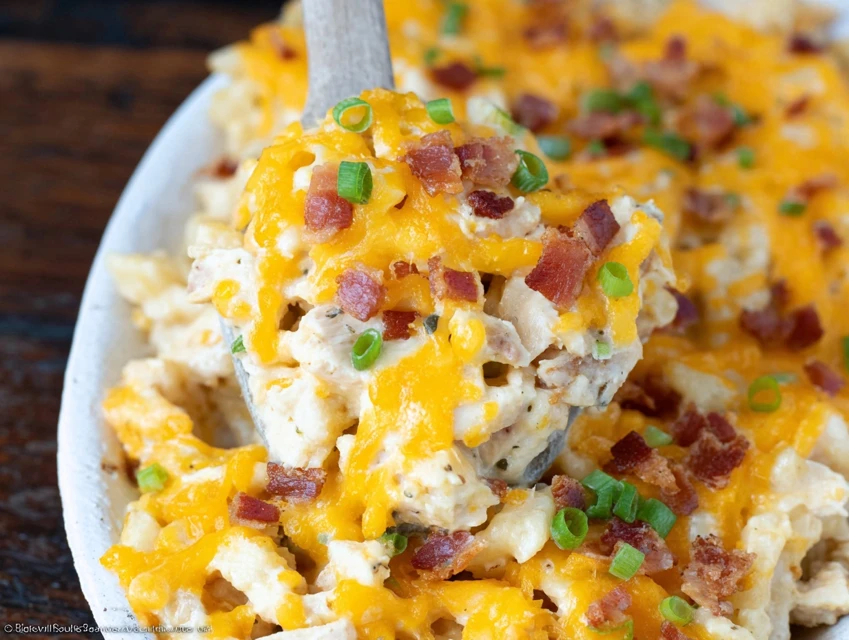 Cheesy Crack Chicken Casserole simple recipes