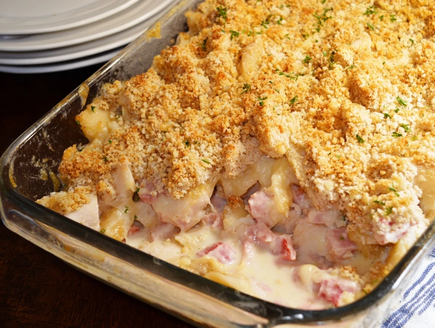 Chicken Cordon Bleu Casserole