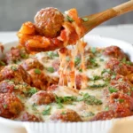 Dump-and-Bake Meatball Casserole