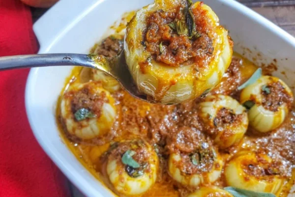 Brown Butter Sage Baby Onion Boil Casserole