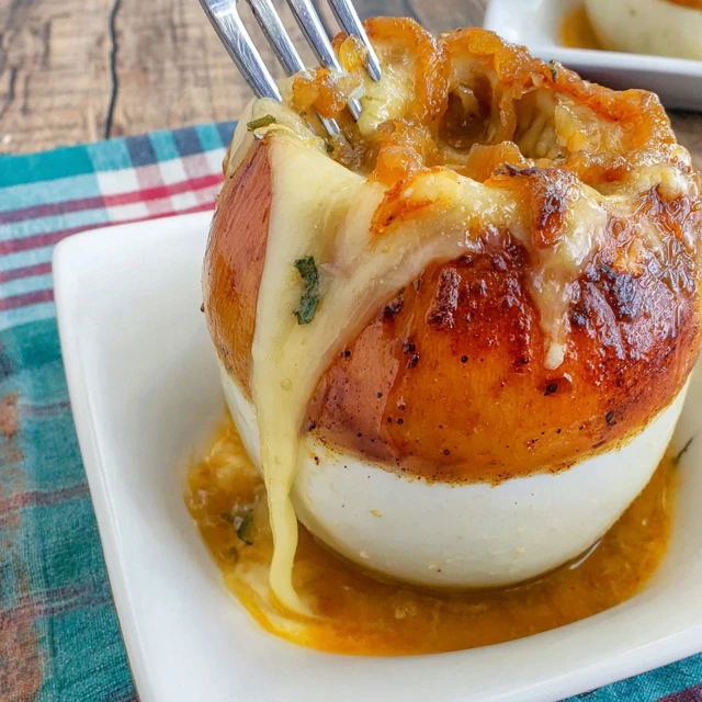 Cheddar Melt Onion Boil casserole