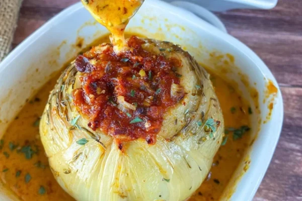 Mediterranean Olive Oregano Onion Boil Casserole