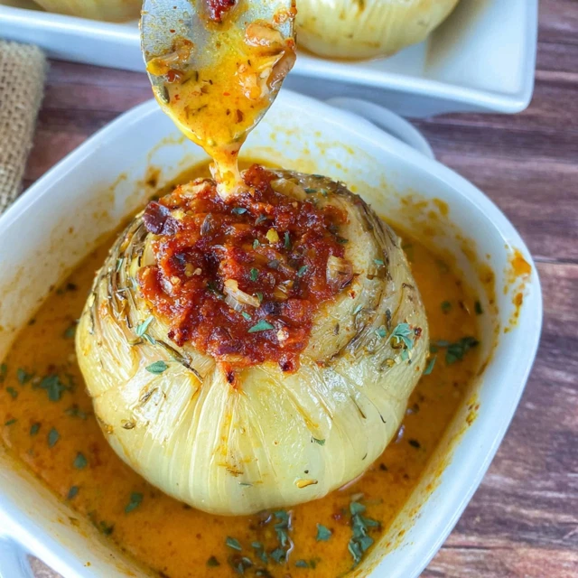 Mediterranean Olive Oregano Onion Boil Casserole