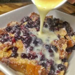 Quick Blueberry French Toast Casserole
