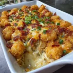 Cracked Out Chicken Tater Tot Casserole
