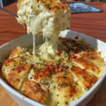 Oven-Baked 4-Ingredient Chicken Alfredo Bake