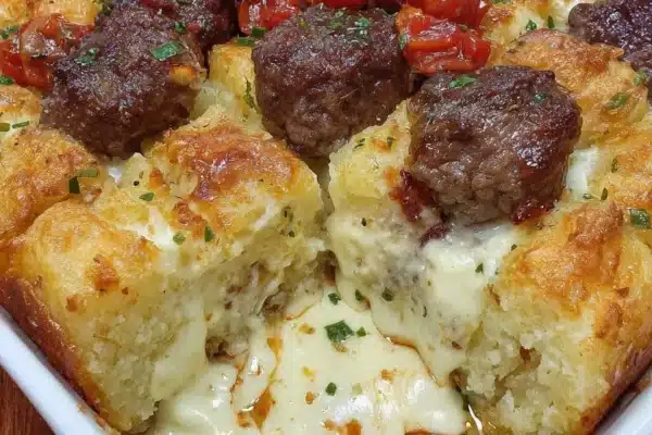 Oven Baked Hamburger Potato Casserole