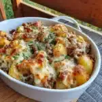 Cheesy Ground Beef and Potato Casserole