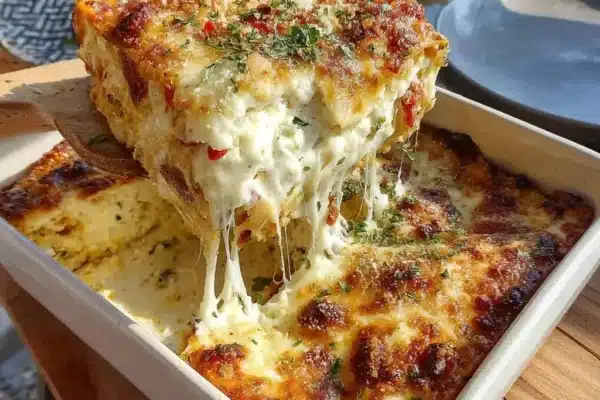 Cottage Cheese Lasagna Casserole