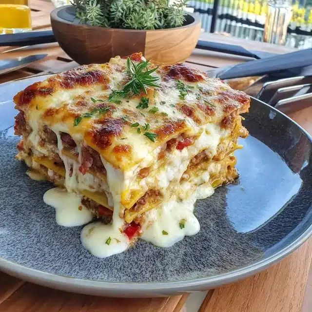 Cottage Cheese Lasagna Casserole