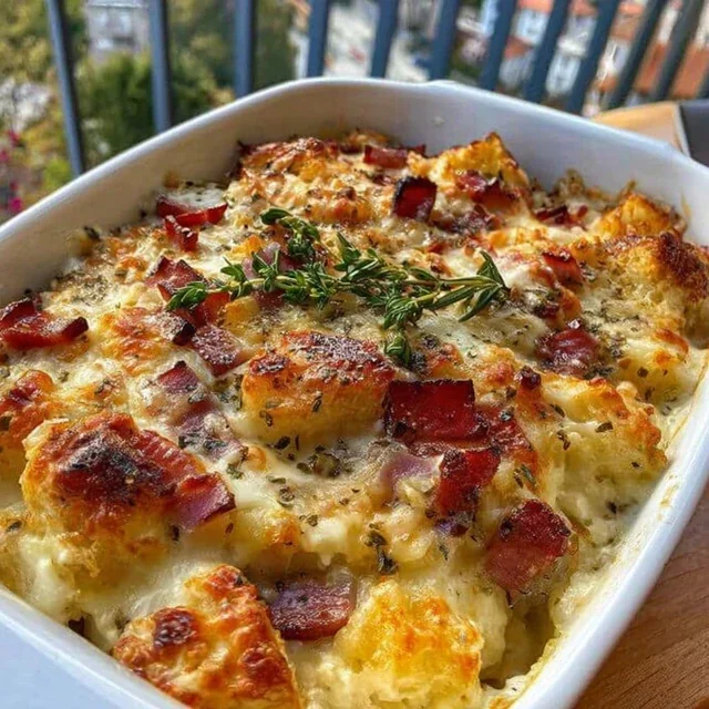 Creamy Ham and Rice Casserole