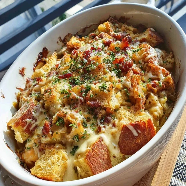 Dump and Go Chicken and Stuffing Casserole