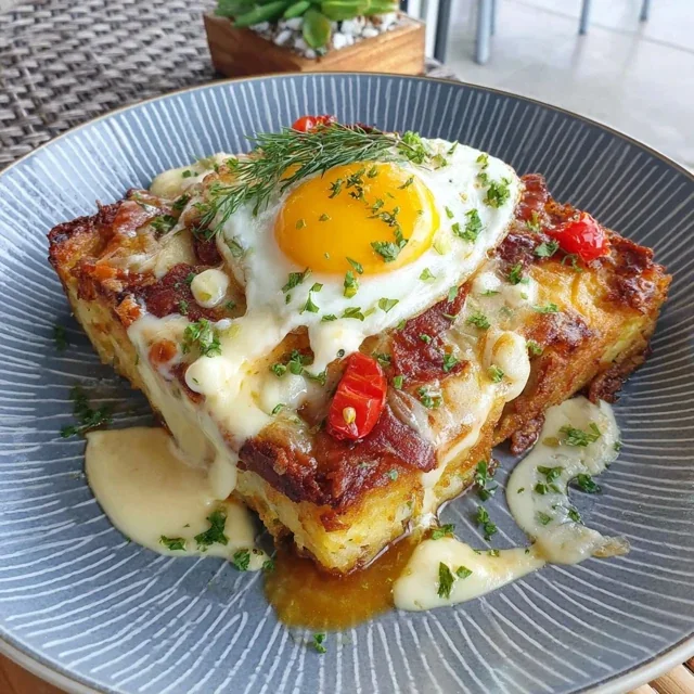 Easy Hash Brown Breakfast Casserole with Eggs and Cheddar