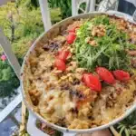 Lebanese Chicken and Rice Casserole with Pine Nuts and Allspice