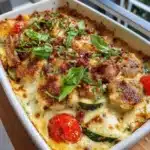 Low-Carb Zucchini Chicken Casserole