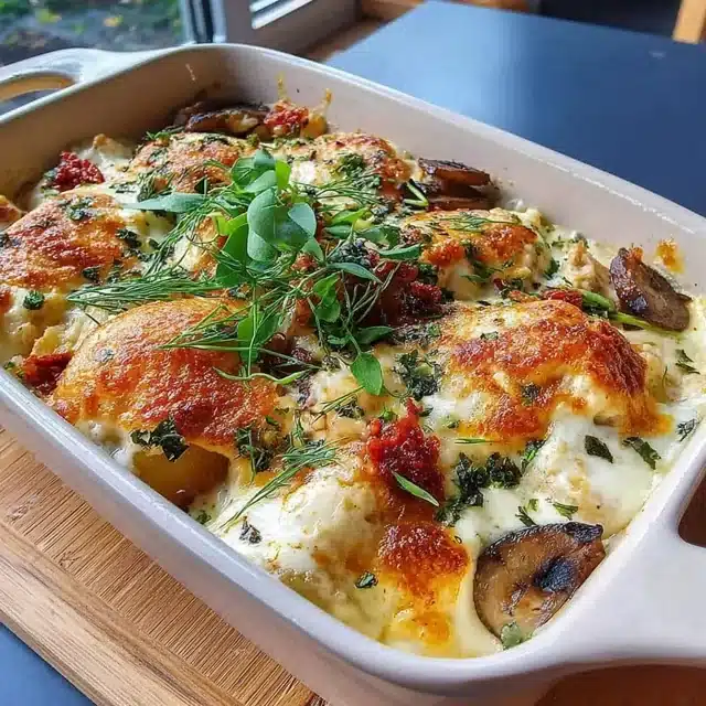 Pickle Brined Chicken Bowl Baked Casserole Style