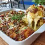 Retro 1950s Hot Dish Casserole