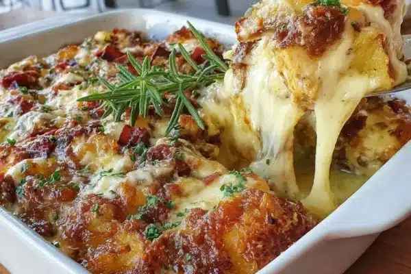 Retro 1950s Hot Dish Casserole