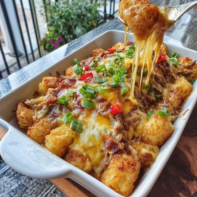 Spring Veggie Tater Tot Casserole