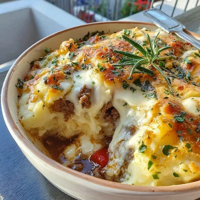 St. Patrick's Day Shepherd's Pie Casserole with Mashed Potatoes