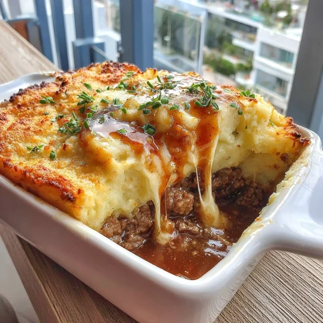 St. Patrick's Day Shepherd's Pie Casserole with Mashed Potatoes