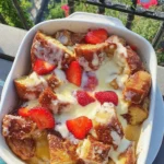 Strawberry French Toast Casserole for Mother&rsquo;s Day Brunch