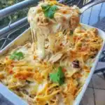 The Best Creamy Chicken and Noodle Casserole Ever