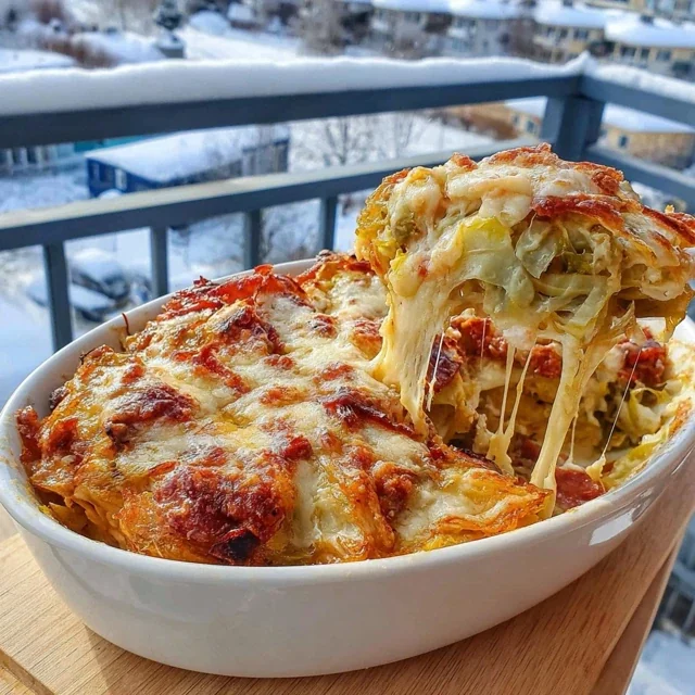 Unstuffed Corned Beef and Cabbage Casserole