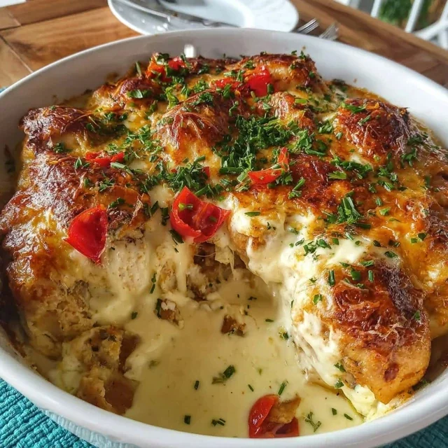 Viral Cottage Cheese Chicken Casserole