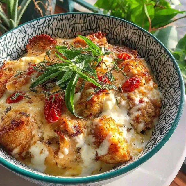 Viral Cottage Cheese Chicken Casserole
