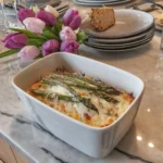 Asparagus and Ricotta Rice Casserole