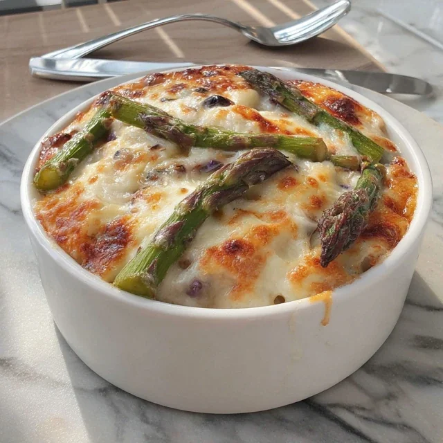 Asparagus and Ricotta Rice Casserole
